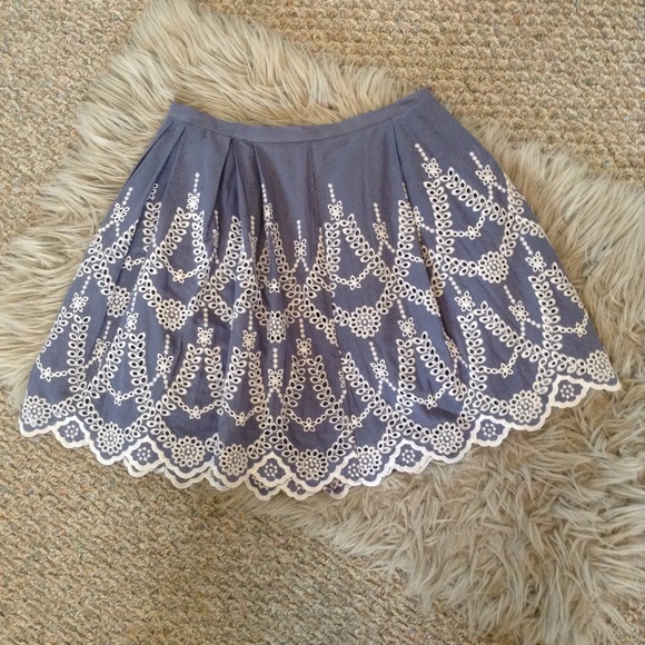 Kendall & Kylie Dresses & Skirts - Kendall & Kylie Eyelet Embroidered Skirt